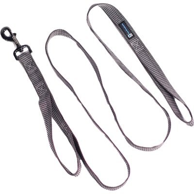 Blue-9 Blue-9 Pet Products Reflective Dog Leash, Gray Fog, Medium/Large: 6-ft long, 1-in wide