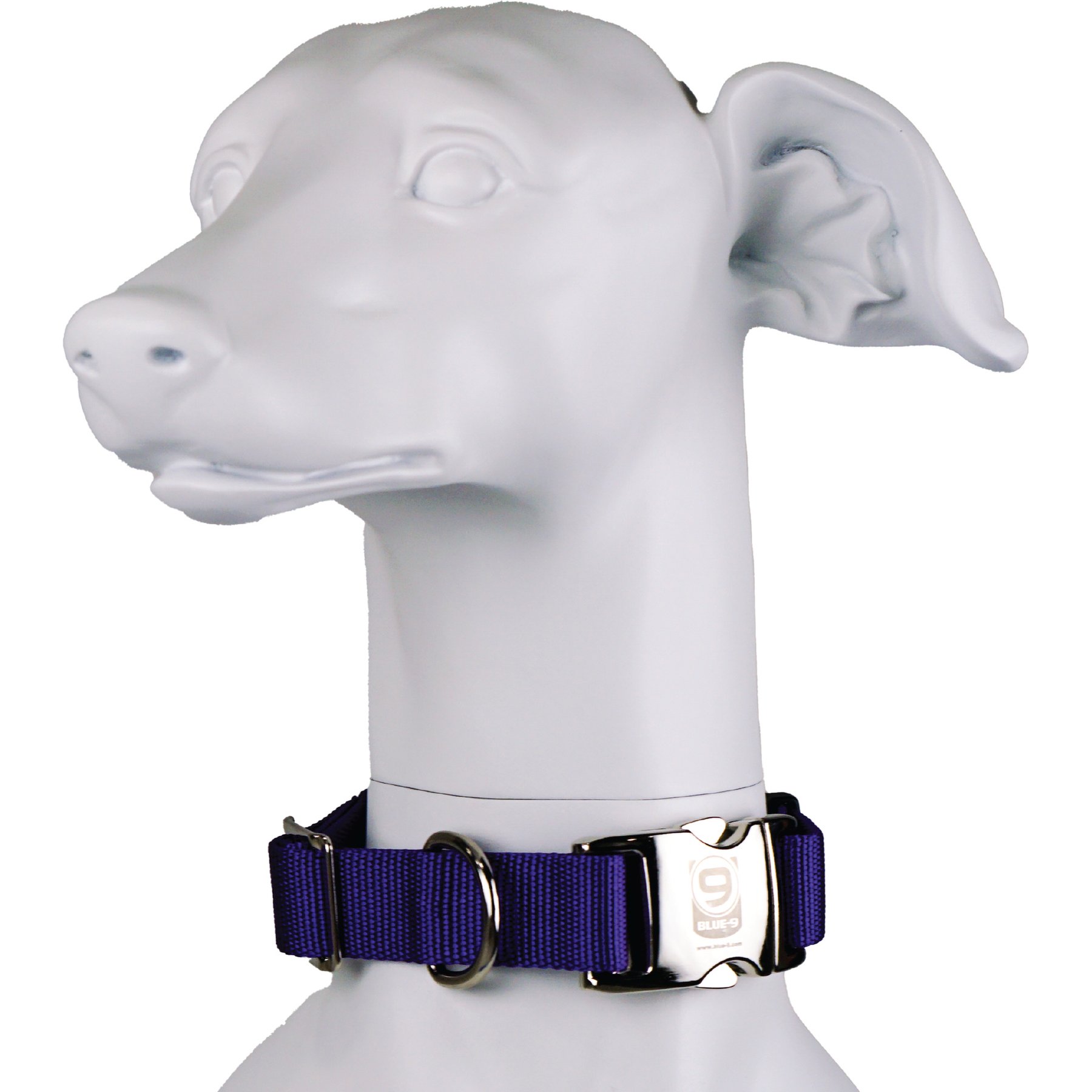 Blue-9 Pet Products Secure Pro Dog Collar, Purple, Medium: 13 to 20-in neck, 1-in wide