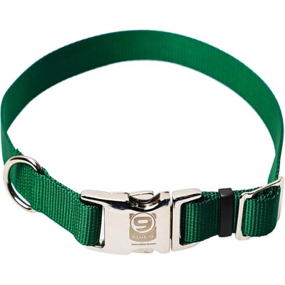 Blue-9 Blue-9 Pet Products Secure Pro Dog Collar, Hunter Green, Small: 9 to 14-in neck, 5/8-in wide