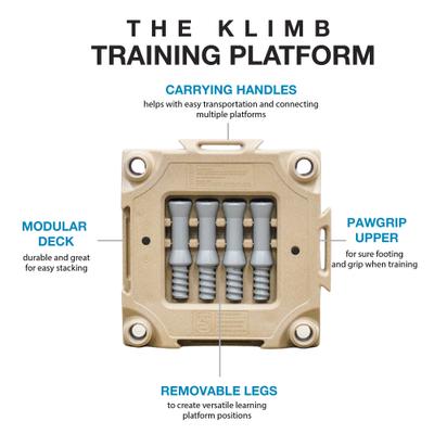 Show full view: Blue-9 Pet Products KLIMB Dog Training Platform & Agility System, Tan slide 2 of 7