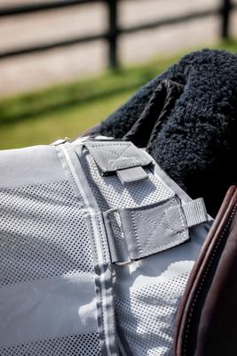 Show full view: Amigo Flyrider Horse Fly Sheet, Silver with Titanium Grey & Silver, Large slide 5 of 5