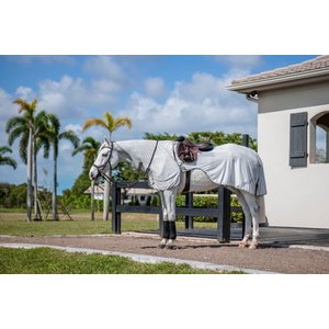 Amigo Flyrider Horse Fly Sheet, Silver with Titanium Grey & Silver, Medium