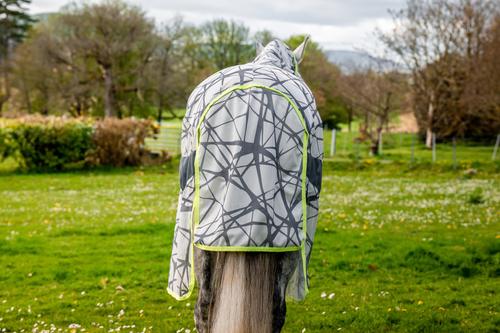 Show full view: Amigo CamoFly Plus Horse Fly Sheet, CamoFly Print & Lime, 72-in slide 4 of 7