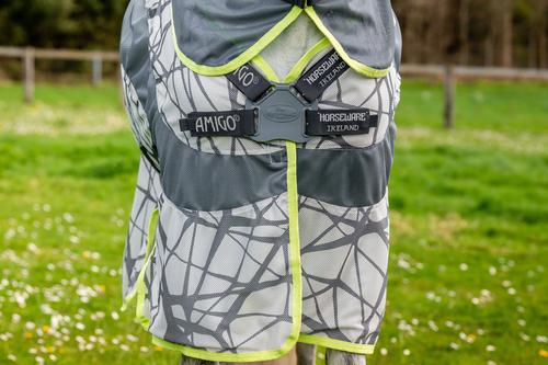 Show full view: Amigo CamoFly Plus Horse Fly Sheet, CamoFly Print & Lime, 72-in slide 3 of 7