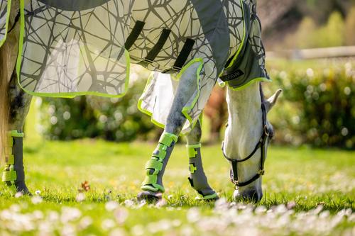 Show full view: Amigo CamoFly Plus Horse Fly Sheet, CamoFly Print & Lime, 72-in slide 2 of 7