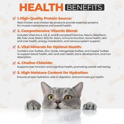 Scoochie Pet Chef Scoochies Recipe with Real Chicken Chunks in Savory Gravy Wet Cat Food, 14-oz can, case of 6 slide 2 of 7