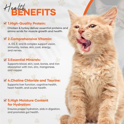 Show full view: Scoochie Pet Chef Scoochies Recipe Variety Pack with Real Chunky Poultry in Savory Gravy Wet Cat Food Pouch, 12-oz, case of 12 slide 8 of 8