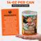 Show in main carousel: Scoochie Pet Chef Scoochies Recipe with Real Seafood Chunks in Savory Gravy Wet Cat Food, 14-oz can, case of 6 slide 7 of 8