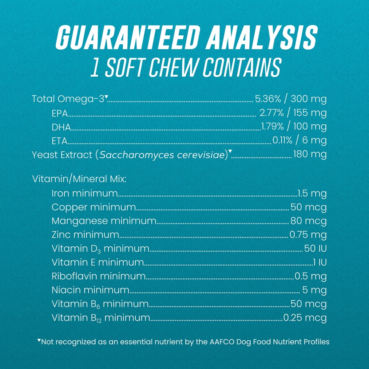 NUTRAMAX Welactin Daily Omega-3 Soft Chews Skin Coat Supplement