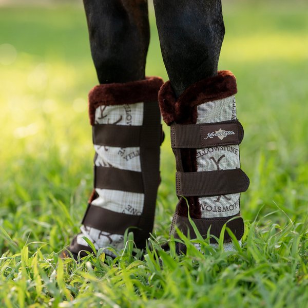 Kensington Protective Products Yellowstone Horse Fly Boots with Fleece