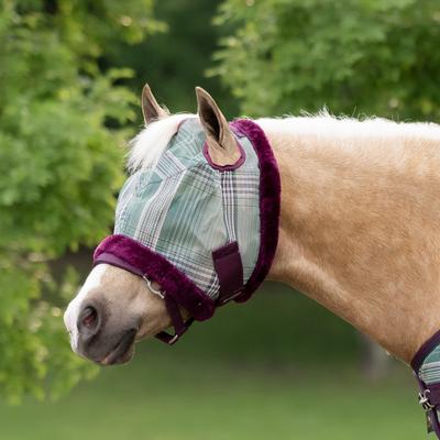 Show full view: Kensington Protective Products Mini & Pony Fly Mask with Fleece Trim, Imperial Jade, Pony slide 2 of 8