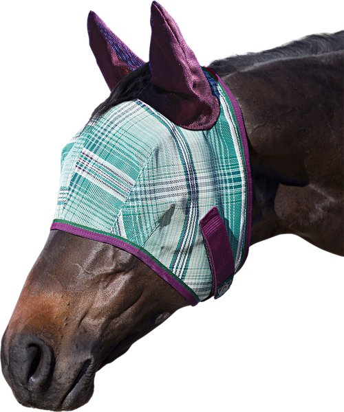 Kensington Protective Products Horse Fly Mask with Fleece Ears & Forelock Hole