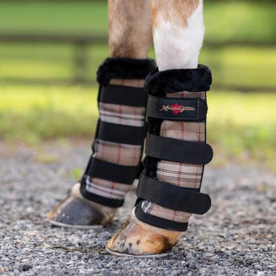 Show full view: Kensington Protective Products Protective Horse Fly Boots, Deluxe Black, Pony, 2 count slide 2 of 9