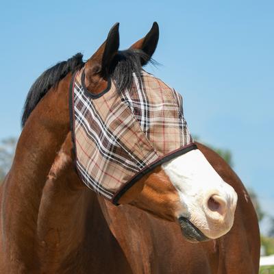 Show full view: Kensington Protective Products Horse Fly Mask with Web Trim, Deluxe Black, X-Large slide 2 of 8