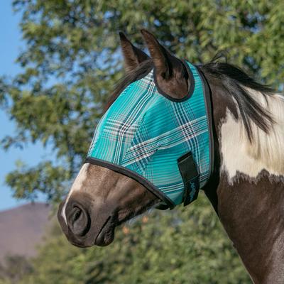 Show full view: Kensington Protective Products Horse Fly Mask with Web Trim, Atlantis, Large slide 2 of 7