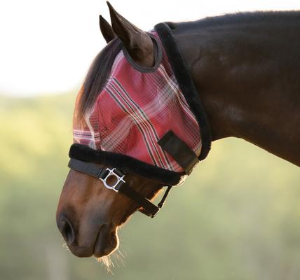 Show full view: Kensington Protective Products Horse Fly Mask with Fleece Trim, Merlot, Large slide 2 of 8