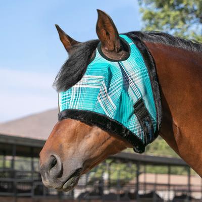 Show full view: Kensington Protective Products Horse Fly Mask with Fleece Trim, Atlantis, Large slide 2 of 8