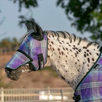 Show full view: Kensington Protective Products Horse Fly Mask with Removable Nose, Lavender Mint, Large slide 6 of 9