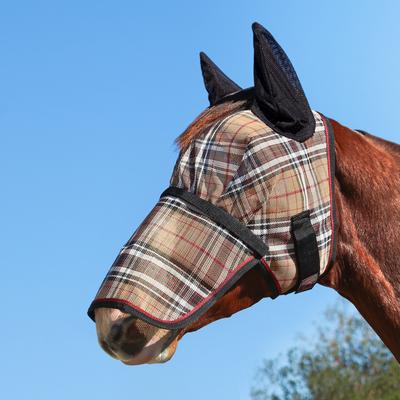 Show full view: Kensington Protective Products Horse Fly Mask with Removable Nose, Deluxe Black, Large slide 2 of 8