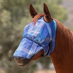 Kensington Protective Products Horse Fly Mask with Web & Nose, Kentucky Blue, Warmblood slide 2 of 7