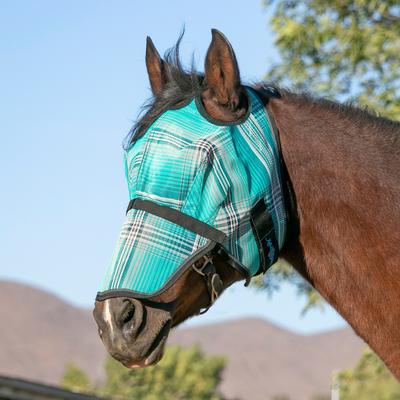 Show full view: Kensington Protective Products Horse Fly Mask with Web & Nose, Atlantis, Large slide 2 of 9