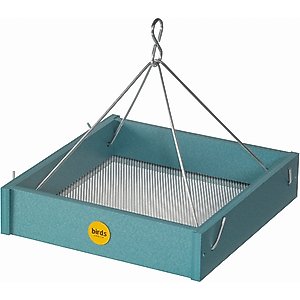 Birds Choice Hanging Tray FDR Bird Feeder, 10 x 10-in