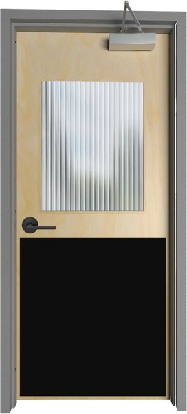 Deck the Door Decor Large Breed Dog Door Scratch Protection Plate