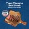 Show in main carousel: Blue Buffalo True Chews Premium Grillers with Real Steak Grain-Free Dog Treats, 30-oz bag slide 4 of 10