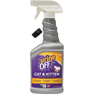 Urine Off Cat & Kitten Formula Stain & Odor Remover, 16.9-fl oz bottle