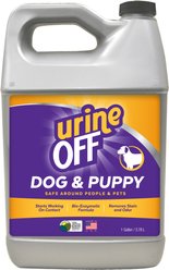 Urine Off Dog & Puppy Formula Stain & Odor Remover, 1-gal bottle