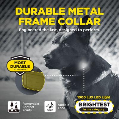 Show full view: Dogtra 1900X Black Edition Waterproof Vibration & Tone Remote Dog Training Collar, 13 to 20-in neck, Matte Black slide 5 of 10