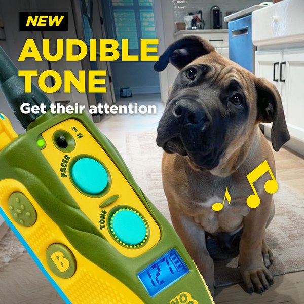 Show full view: Dogtra Tom Davis Edition 280C 2.0 1/2 Mile Waterproof Vibration & Tone Remote Dog Training Collar, one-size, Green/Yellow slide 7 of 9