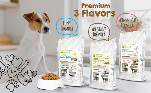 Show full view: Alpha Dog Series FURESH Limited Ingredient Duck & Salmon Recipe Dry Dog Food, 11-lb bag slide 8 of 10