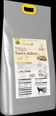 Show full view: Alpha Dog Series FURESH Limited Ingredient Duck & Salmon Recipe Dry Dog Food, 11-lb bag slide 3 of 10