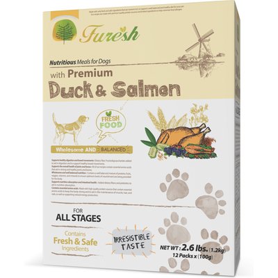 Alpha Dog Series Alpha Dog Series FURESH Limited Ingredient Duck & Salmon Recipe Dry Dog Food, 2.6-lb box