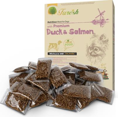 Show full view: Alpha Dog Series FURESH Skin & Coat Limited Ingredient Duck & Salmon Recipe Dry Dog Food, 2.6-lb box slide 4 of 10