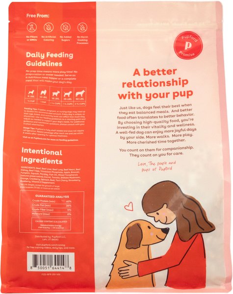 Pupford Good Dog Food Chicken Recipe Freeze-Dried Dog Food