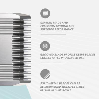 Show full view: Wahl #10 Prime Series Pet Grooming Blade Set, Chrome slide 4 of 9