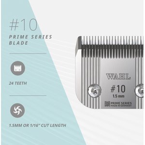 Wahl #10 Prime Series Pet Grooming Blade Set, Chrome