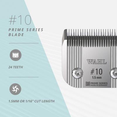 Show full view: Wahl #10 Prime Series Pet Grooming Blade Set, Chrome slide 3 of 9
