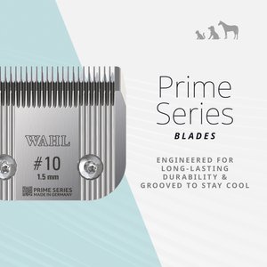 Wahl #10 Prime Series Pet Grooming Blade Set, Chrome