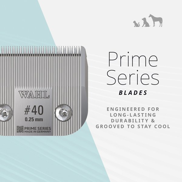 Show full view: Wahl #40 Prime Series Pet Grooming Blade Set, Chrome slide 3 of 8