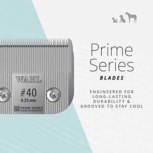 Wahl #40 Prime Series Pet Grooming Blade Set, Chrome