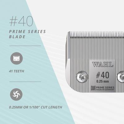 Show full view: Wahl #40 Prime Series Pet Grooming Blade Set, Chrome slide 3 of 9