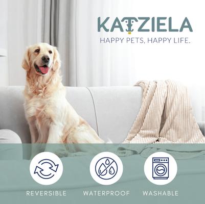 Show full view: Katziela Fur Comfort Premium Dog & Cat Throw Blanket, Brown Striped, X-Large: 60 x 80-in slide 5 of 8