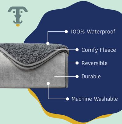 Show full view: Katziela Fur Comfort Premium Dog & Cat Throw Blanket, Gray Solid, X-Large: 60 x 80-in slide 4 of 8