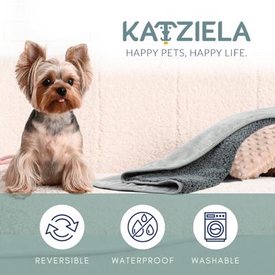 Show full view: Katziela Fur Comfort Premium Dog & Cat Throw Blanket, Gray Solid, X-Large: 60 x 80-in slide 5 of 8