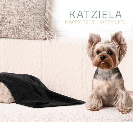 Show full view: Katziela Fur Comfort Premium Dog & Cat Throw Blanket, Black Solid, XX-Large: 80 x 90-in slide 6 of 8
