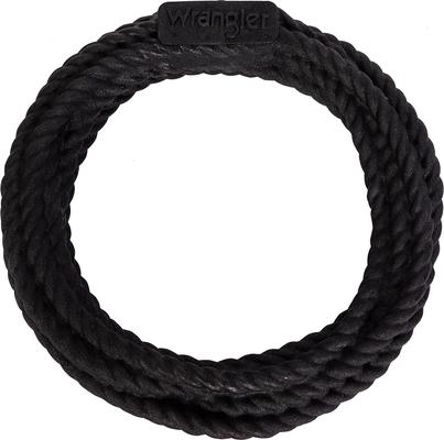Show full view: Wrangler Foam Coiled Rope Dog Chew Toy, Black slide 2 of 5