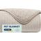 Show in main carousel: Katziela Fur Comfort Premium Dog & Cat Throw Blanket, Brown Striped, X-Large: 60 x 80-in slide 1 of 8